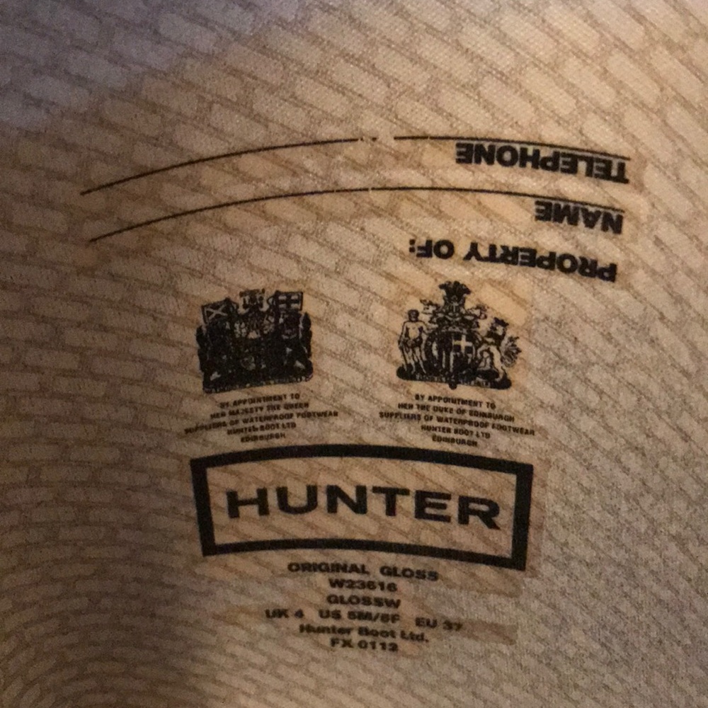 Hunter Tall Rain-boots Black - Picture 8 of 8